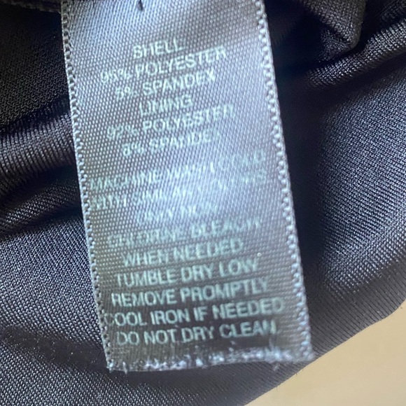 White House Black Market Strapless Dress with Purple Accents - Picture 13 of 13